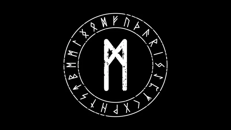 Mimir logo — a Norse rune inside a runic circle